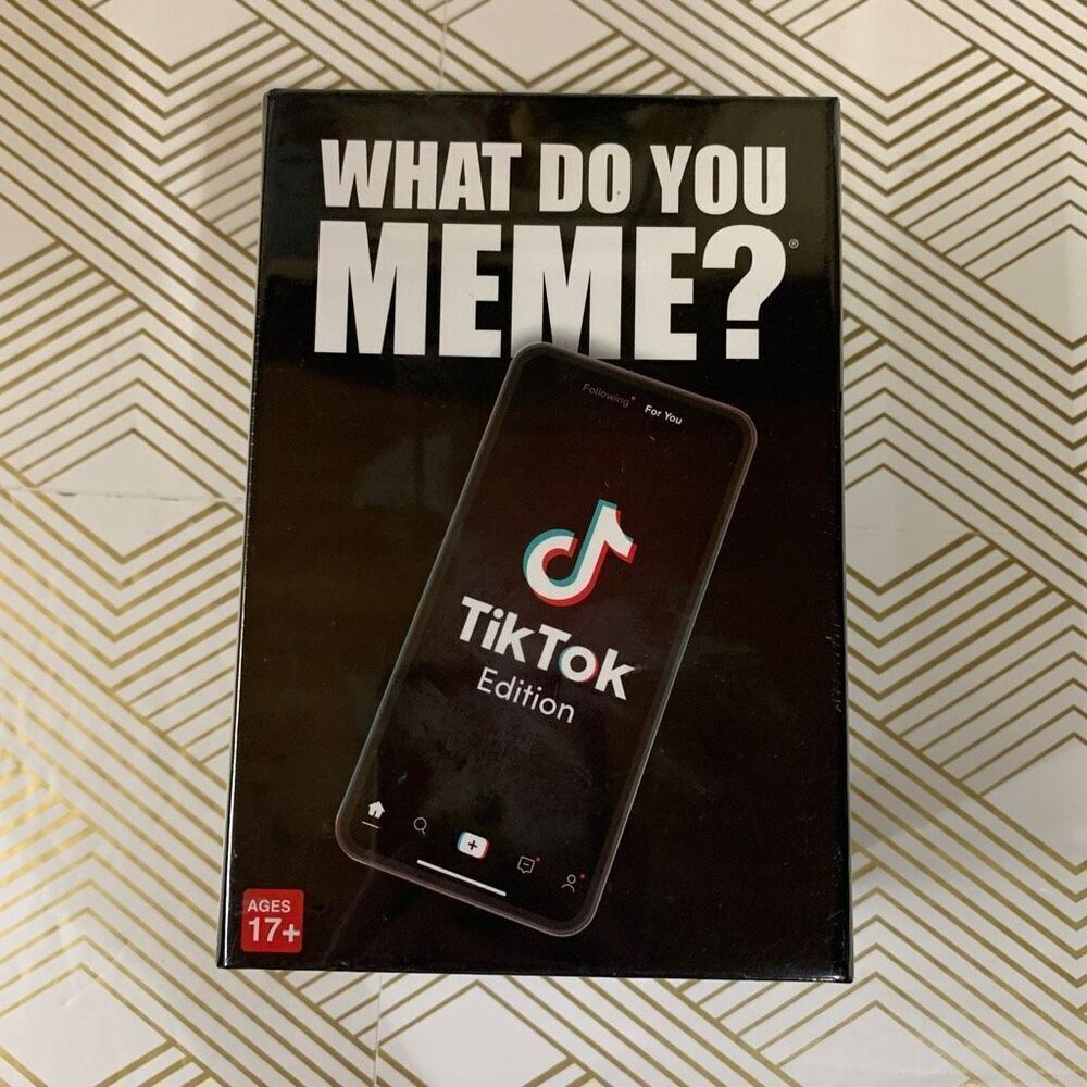 What Do You MEME? Tik Tok Edition Strategy Party Game Brand New and Sealed